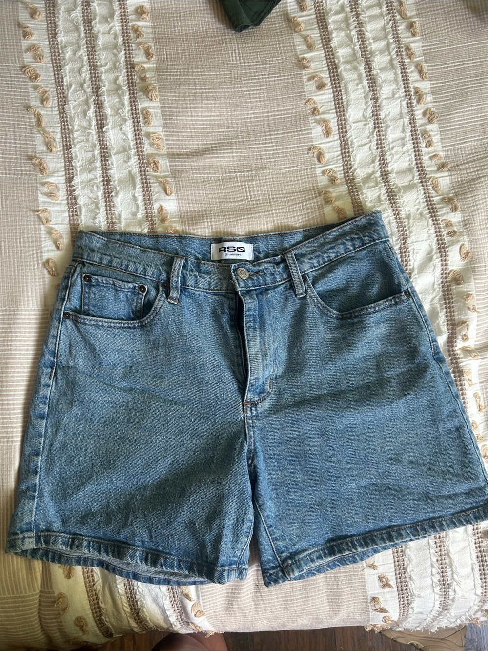 RSQ Women's Midi Denim Shorts